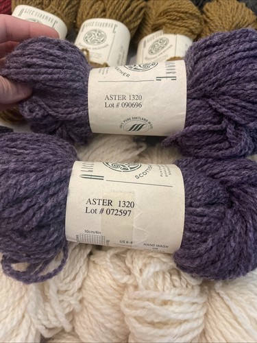 LOT OF 27! Alice Starmore Scottish Heather Pure Shetland Wool Skeins - 11 Shades - Picture 9 of 12