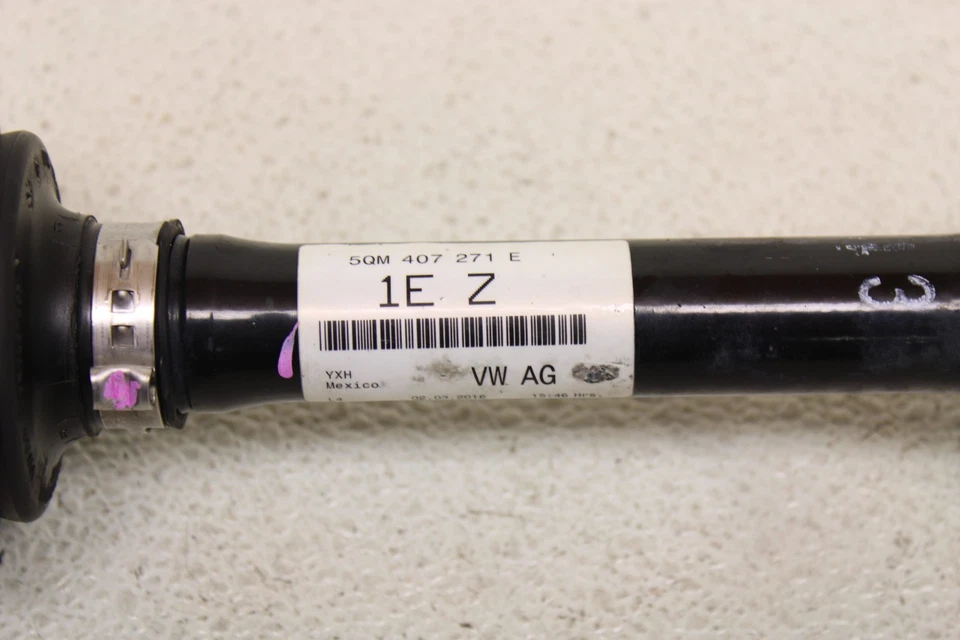 MK7 VW GTI Golf eje izquierdo medio eje lado del conductor Audi A3 genuino OEM 2015-2021 Foto 4 de 4
