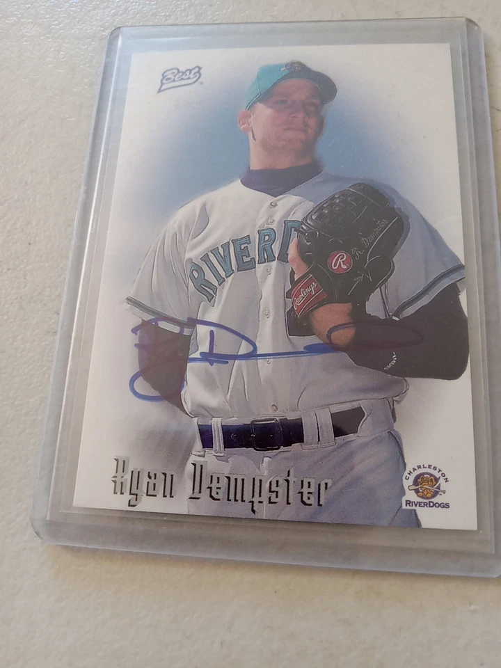 Lot Of 12 Game Used Jersey/Bat Baseball Cards  Ryan Dempster AUTO Fleer Topps  - Image 3 of 4