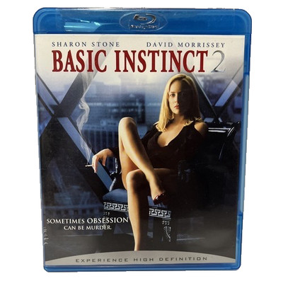 BASIC INSTINCT 2 (BLU-RAY) VG Disc + Cover Art - NO CASE
