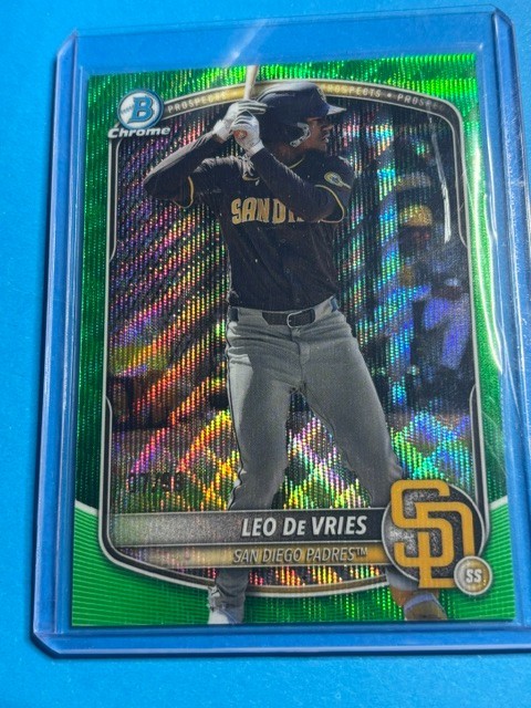 2025 Bowman Chrome - Prospects Leo De Vries, Leo De Vries #BCP-204