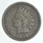 1896 Indian Head Cent AC Average Circ *7681