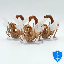 Derakni (Locust Demon) Orange x3 - Planar Perils #32B Pathfinder Battles D&D