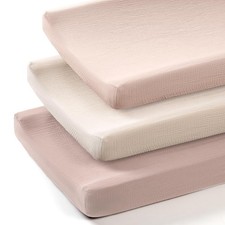 Muslin Baby Changing Pad Cover - Soft Diaper Changing Table Sheets for All