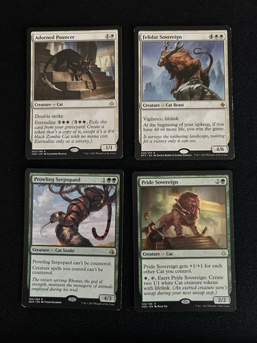 Magic The Gathering Cats For Commander Regular NM - MP set 1 - Picture 1 of 2