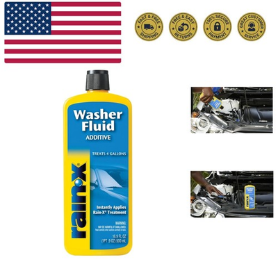 #ad 16.9 fl. oz Rain X Washer Fluid Additive Ultra Clear amp; Effective Water Beading $20.99