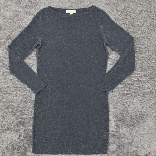 Abito Michael Kors donna taglia M tubino grigio lunghezza ginocchio casual nylon