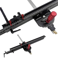 0-60Degree Angle Miter Gauge600-1200mm Extended Fence for Table Saw Router Table