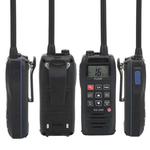 `Marine Walkie Talkies 6W 1W Ac100‑240V Vhf Two Way Radios Floating Handhel - Zdjęcie 7 z 12