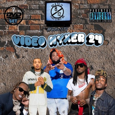 #No8to12TV Video Myxer 24 * 60 official Rap, Hip-Hop, R&B music videos *2 DVDs*