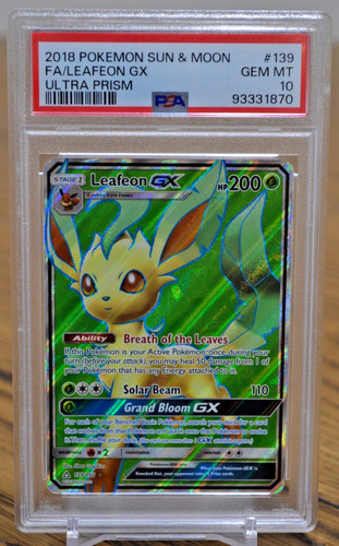 Leafeon-GX graded PSA 10 for sale on eBay