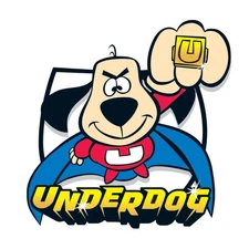 Underdog 80s Movie Cartoon Anime Water Resistant Sticker