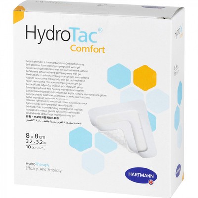 HYDROTAC comfort Schaumverband 8x8 cm steril Inhalt: 10 ST REF 685810