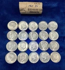1964 Kennedy BU Roll of 20 Silver Halves 90% Silver