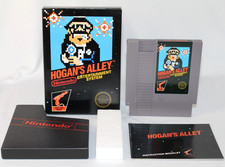 Hogan's Alley NES Nintendo Complete CIB NEAR MINT! 5 Screw! Hangtab Intact RARE!