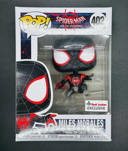 Funko Pop! Vinilo #402 Into The Spider-Verse Miles Morales Foot Locker exclusivo 