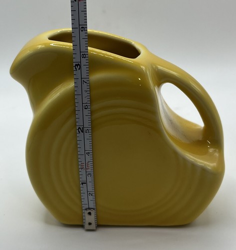 Fiestaware Mini Disc Pitcher Creamer Fiesta Sunflower Yellow NEW! - Picture 6 of 6