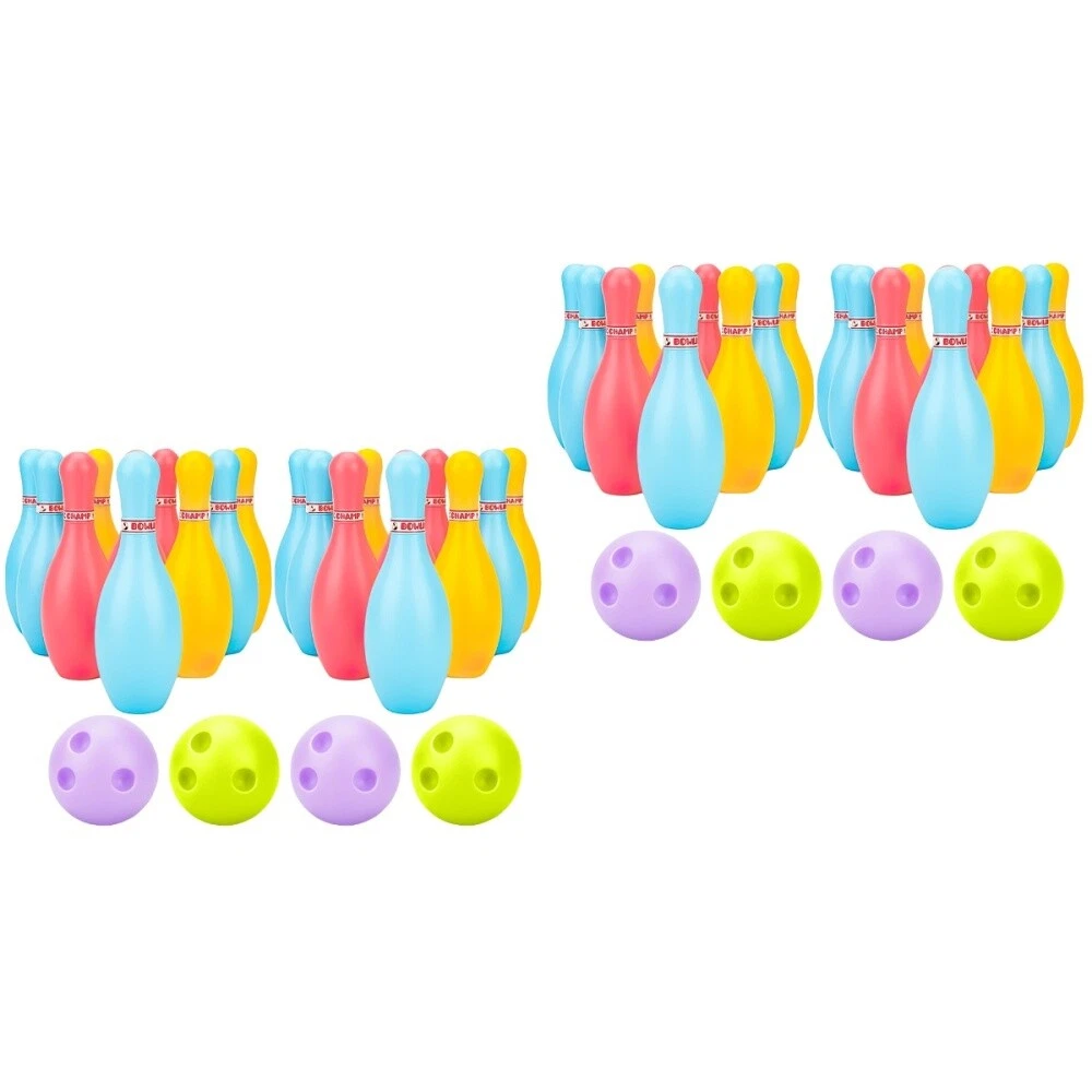 4 Sets Bowling Kids Pin Toys Boys 3 5 Years Old Children Sports