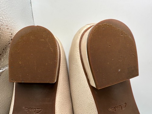 Clarks Unstructured Keesha Rosa Zapatos de Corte Sin Cordones Beige Crema Reino Unido 5 D Estándar - Imagen 21 de 23