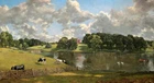 Art Giclee Printed Oil Painting Print Ranch landscape Home decor Canvas