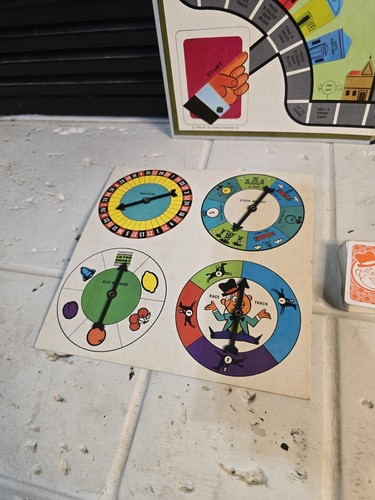 VINTAGE Go For Broke Board Game 1965 by Selchow & Righter Made USA NOT COMPLETE! - 第 3/3 張圖片
