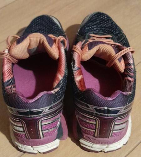 Brooks Adrenaline GTS 15 Athletic Running Shoes Women's Size 8 Purple Blue - Picture 3 of 5