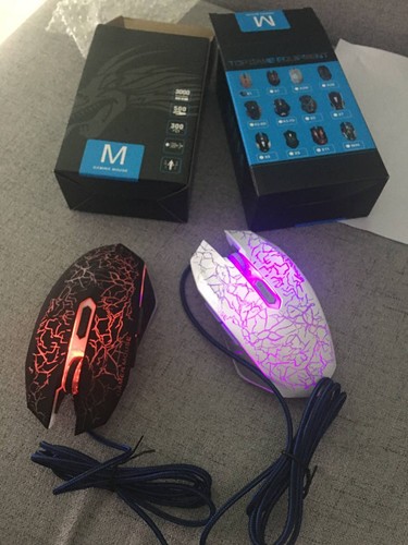 Wired Gaming Mouse RGB High DPI Performance Backlight Optical LED Computer - Picture 10 of 20