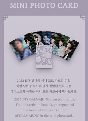 BTS 2022 DALMAJUNG Mini Photo Card Official Goods PRE ORDER | eBay