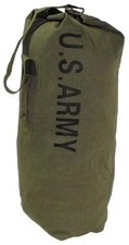 US Cotton Army Seesack Duffle bag Tasche od green oliv mit Trageriemen