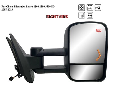 Passenger Right Side Tow Mirror Signal Arrow for 07-13 Chevy Silverado Sierra