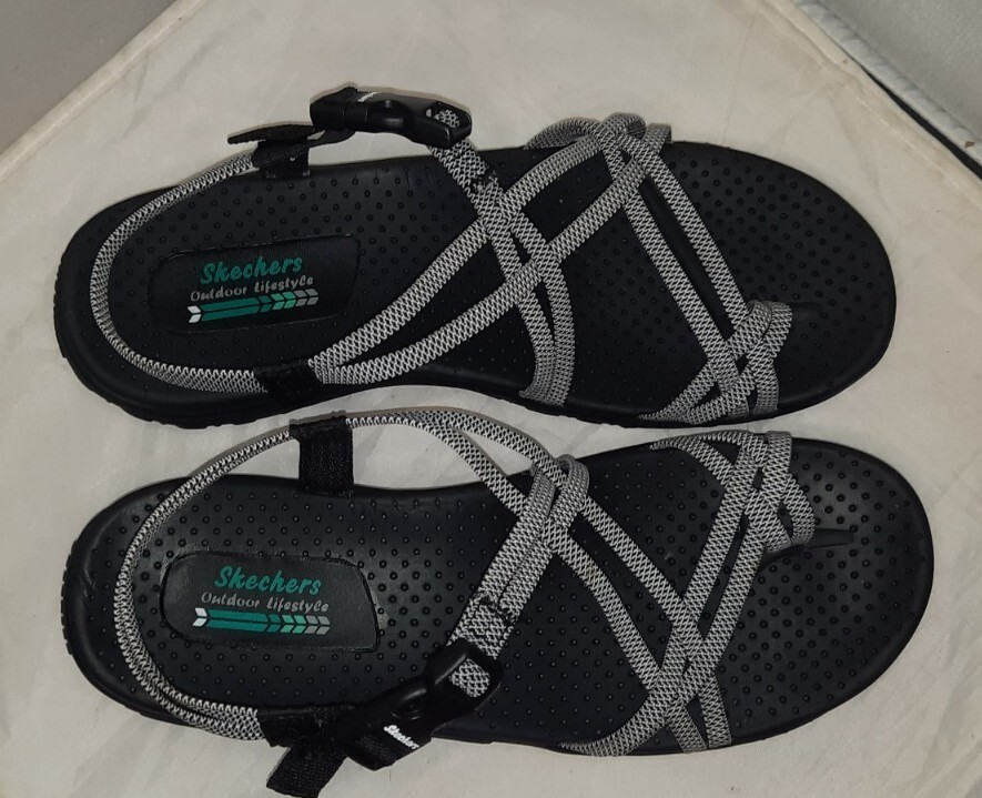 まーーー Womens Skechers Outdoor Reggae Irie Mon 163013 Sandal Sz 11M