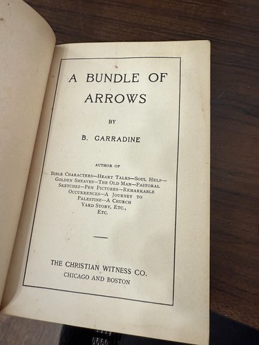 A Bundle of Arrows by Beverly Carradine 1907 - Picture 4 of 5