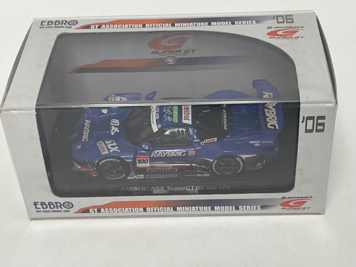 1/43 Ebbro Raybring Honda NSX JGTC 2006 car #100 #802 CS1008 1/43 Ebbro Raybring Honda NSX JGTC 2006 car #100 #802 CS1008