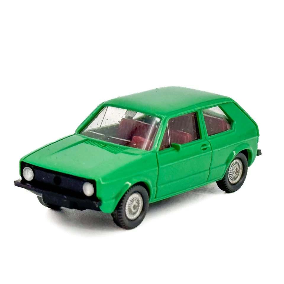 Vtg Wiking Green Volkswagen Golf RED Seats VW Car Germany HO 1:87 Man Cave GTI - Image 2 of 4