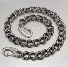 Stainless Steel Mens Biker Rocker Punk Wallet Chain 5C016WCD 3P1 12"  36" BZ