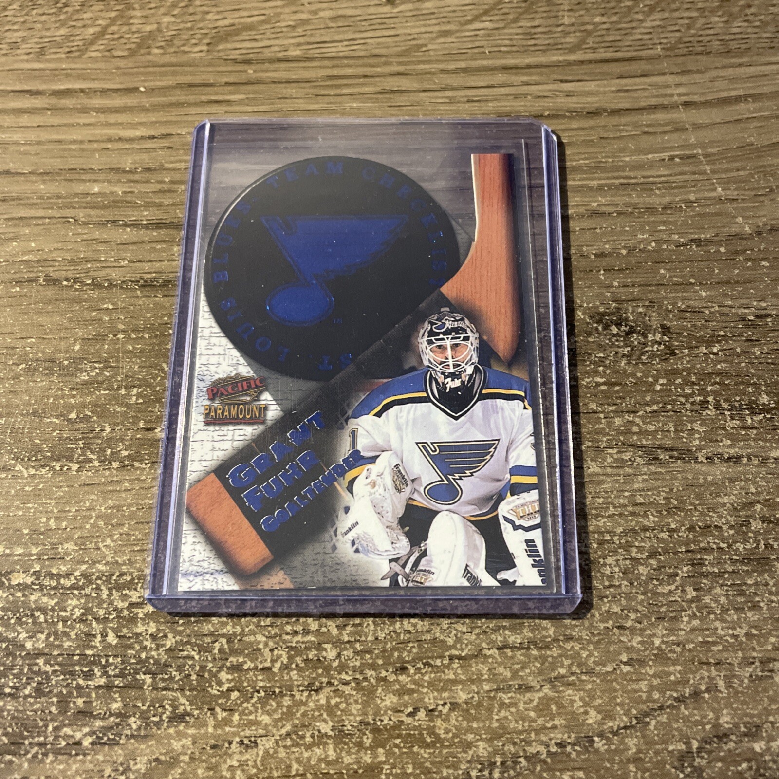 1998-99 Pacific Paramount Team Checklists Grant Fuhr #22 HOF