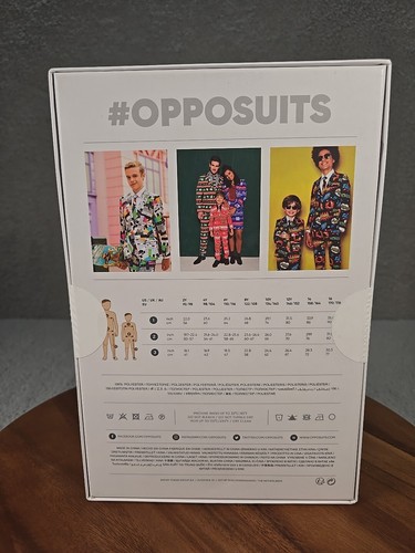 OppoSuits 3 Piece Green Christmas Party Suit Kids 6Y Festive Jacket Pants Tie - Picture 3 of 11