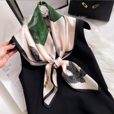100% Mulberry Silk Scarf Women's Square 90X90CM fashion Printed shawl Scarf