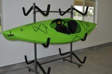 Kayak Storage Rack and Cart, 6 Kayak Capacity