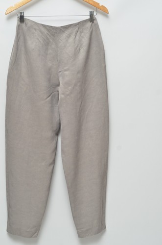 Pantaloni KENZO Defile Luxury donna grigio lino taglia 36 Made in France - Foto 11 di 14