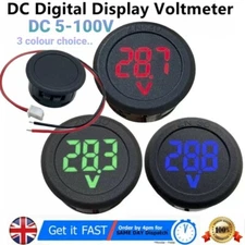 Electrical Equipment Voltmeter DC 5V-100V LED Panel Digital Voltage volt meter 