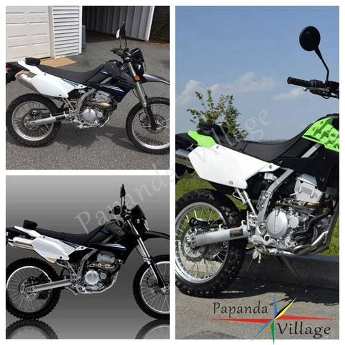 White L&R Side Fairing Cover For Kawasaki KLX250 D-Tracker X 2008-19 KLX250S/SF - Picture 11 of 11