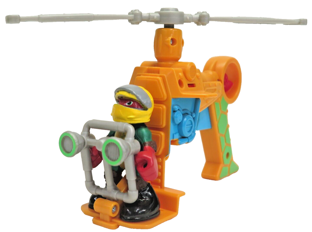 TMNT Half Shell Heroes Mutant Ninja Turtle Drop Copter with Pilot