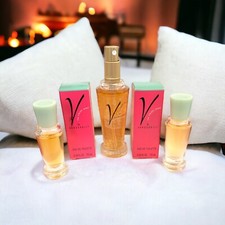 V BY VANDERBILT THE VIBRANT SCENT EDP .8 Oz SPRAY 2EDT 0.5 OZ Splash Lot Of 3