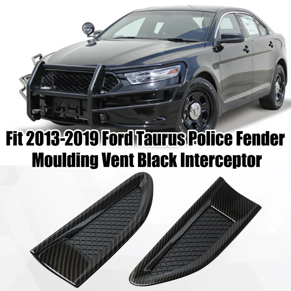 DG1Z16178C DG1Z16178D Front Fender Vent Molding For Ford Taurus Police SET BOTH - Image 2 of 4