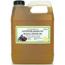LAVENDER JAMAICAN BLACK CASTOR OIL PURE ORGANIC BY DR.ADORABLE HAIR multi size