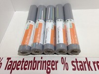 Vliestapete Erismann 5X 6747-18 (5Rollen) Uni Muster Grau Weiß Blau Restposten