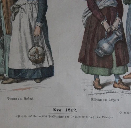 Trachtengeschichte Braun & Schneider-1861-1880 Zeitschrift Münchener Bilder-C 1912 - Bild 6 von 9