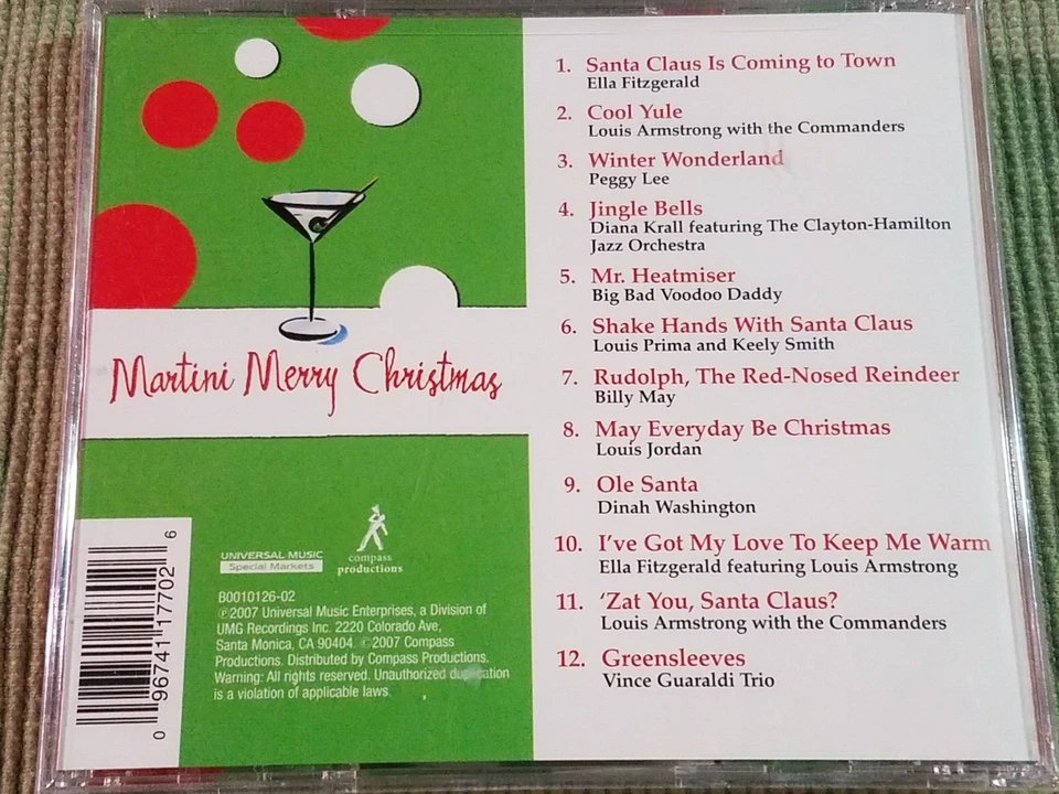 MARTINI MERRY CHRISTMAS 12 TRACK CD NEW FACTORY SEALED FREE SHIPPING Foto 2 de 2