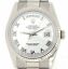 thumbnail 1  - Mens Rolex Day Date President Solid 18k White Gold Watch Roman New Style 118239